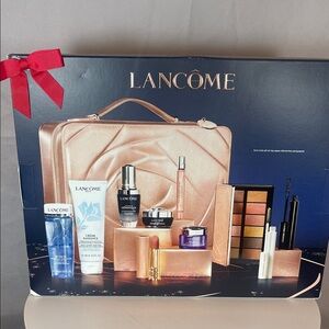 Lancôme Beauty Gift Set with Rose Gold Bag